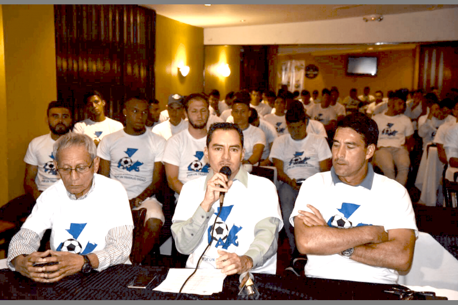 Asociación de Futbolistas Guatemaltecos -AFG- presenta el primer sindicato de jugadores en Guatemala. (Foto: Archivo/Soy502)