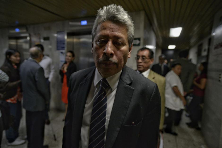 El exdiputado José Arévalo Valdez se entregó este jueves al Juzgado Quinto de Primera Instancia Penal. (Foto: Wilder López/Soy502)