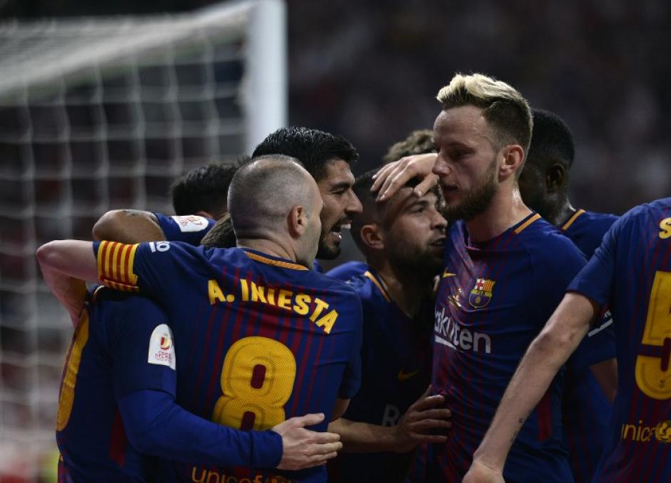 El gol de Iniesta sirve para despedirse de la Copa de España con el Barcelona. (Foto: AFP)&nbsp;