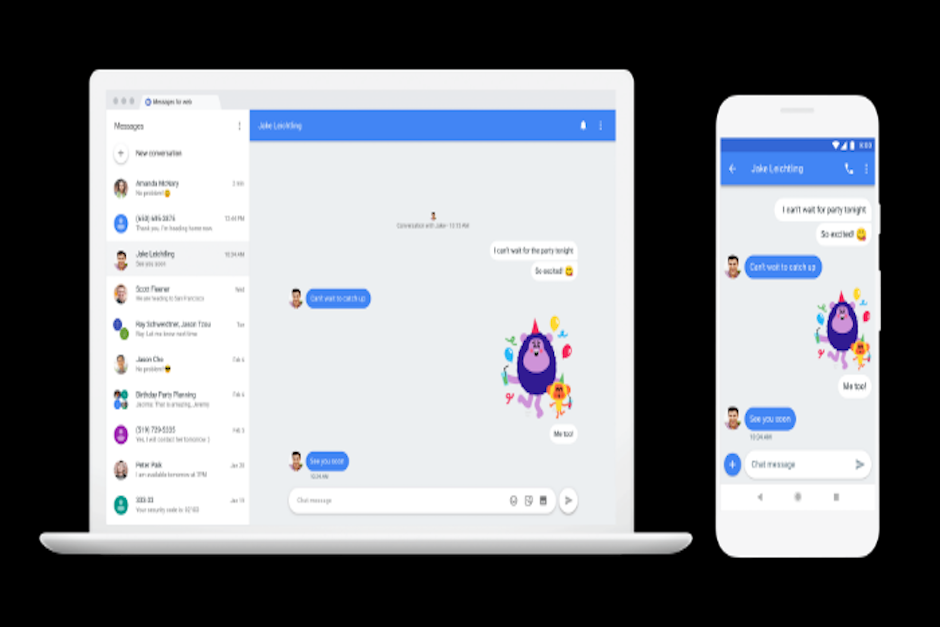 Con una nueva herramienta de mensajería instantánea, Google busca posicionarse en el gusto de los usuarios. (Imagen: Android Ayuda)