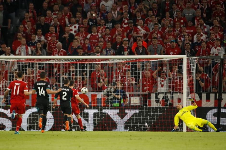 Con gol de Kimmich, el Bayern Munich puso el 1-0 frente al Real Madrid. (Foto: AFP)