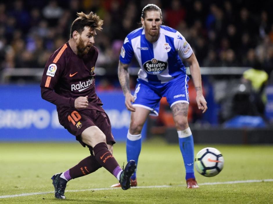 El equipo catalán se proclamó campeón de La Liga tras su juego en el campo del Deportivo La Coruña. (Foto: AFP)