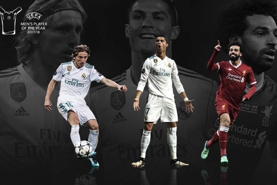 Modric, Ronaldo y Salah ¿quién será el mejor jugador de Europa? (Foto: UEFA)