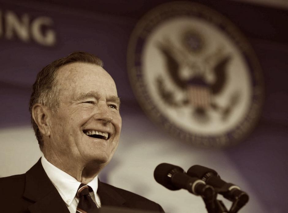 George H W Bush murió a los 94 años. (Foto: AFP)