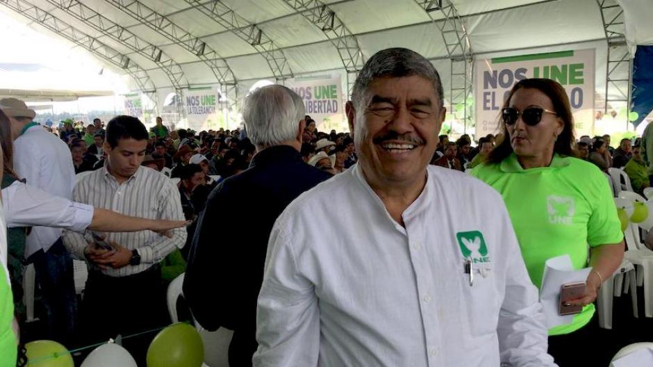 Carlos Mencos, excontralor General de Cuentas, ahora está con la UNE. (Foto: José Castro)