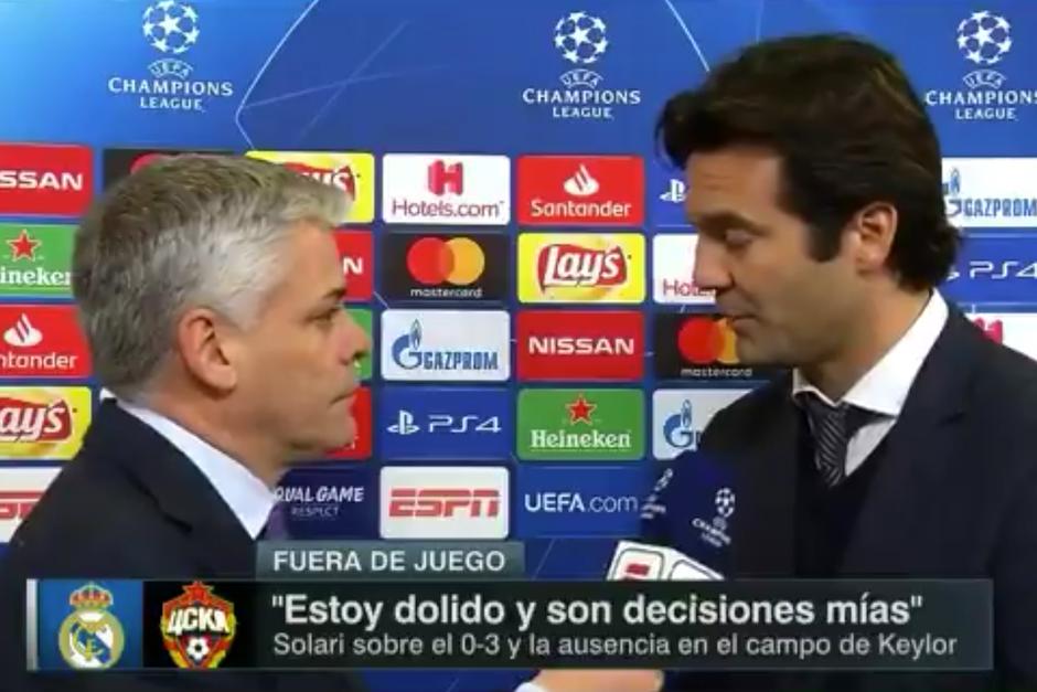 Santiago Solari, técnico del Real Madrid, mantiene un conflicto con Keylor Navas que evita responder. (Foto: ESPN)