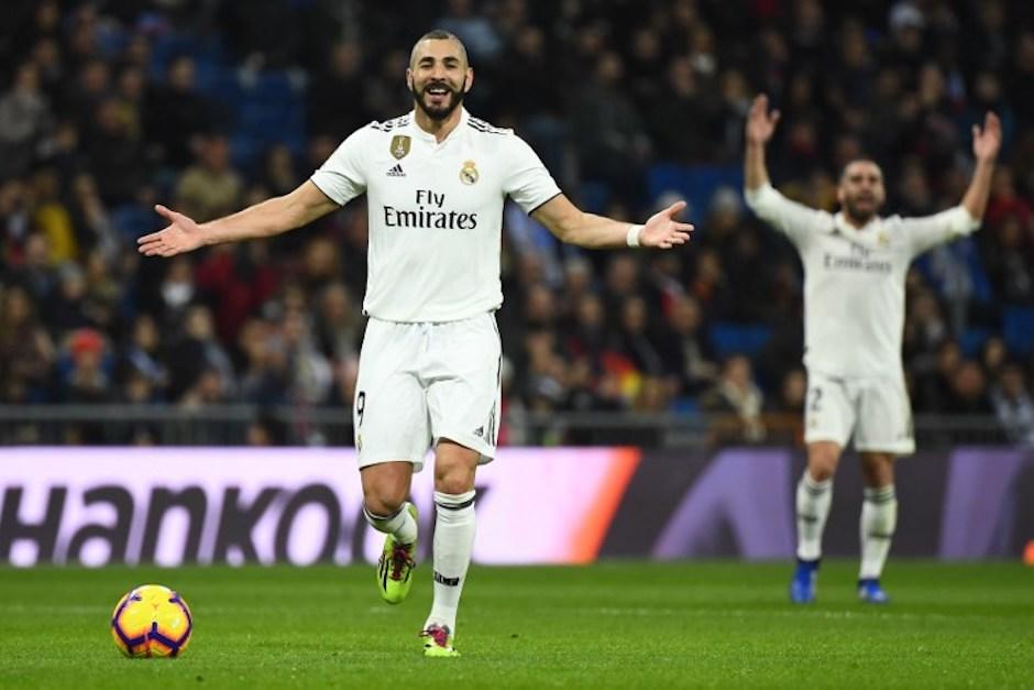 El autor del gol que le dio la victoria a Real Madrid, Benzema. Foto: AFP