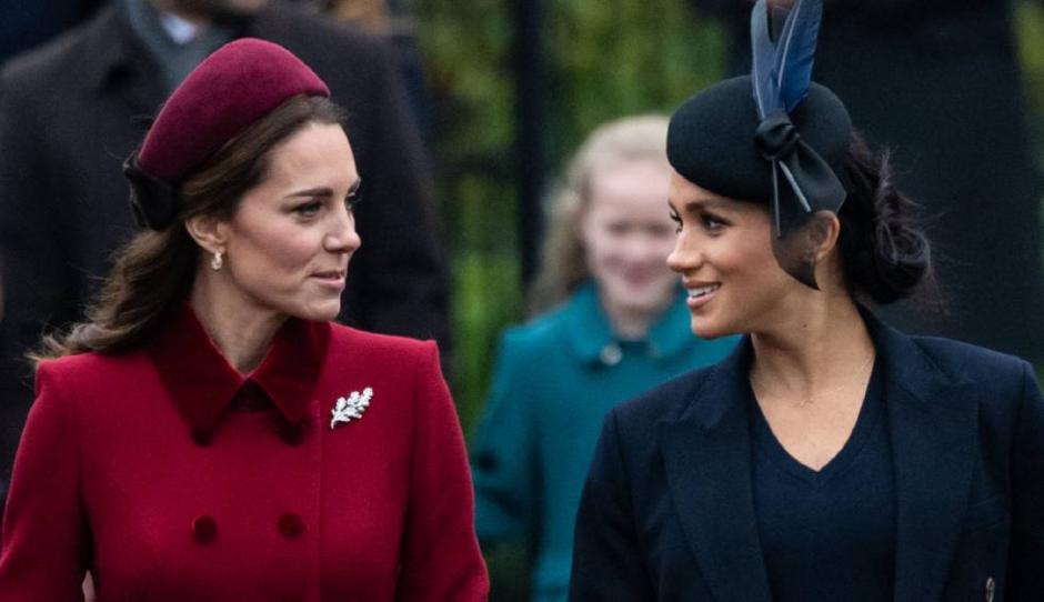 La supuesta rivalidad entre Meghan y Kate parece no tener fin. (Foto: AFP)