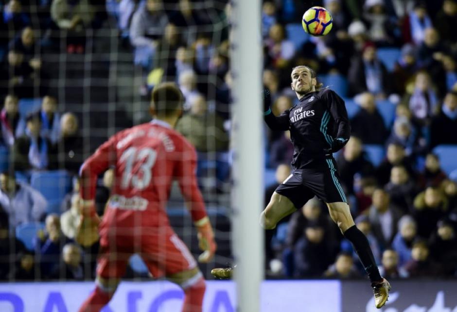 Gareth Bale marca doblete al Celta de Vigo. (Foto: AFP)