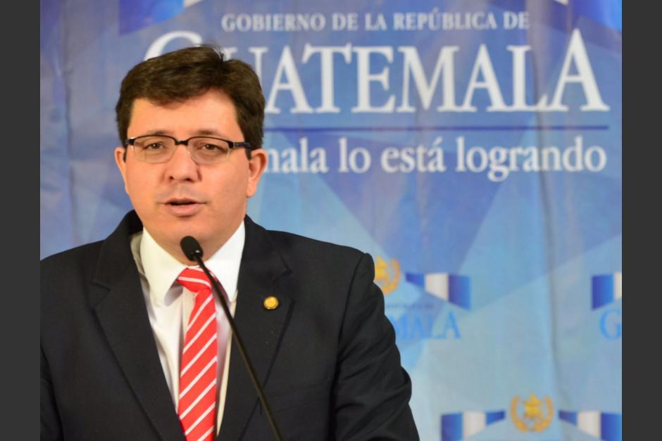 El ministro de Finanzas, Julio Héctor Estrada, explicó los motivos de la destitución de Solórzano Foppa. (Foto: archivo/Soy502)&nbsp;
