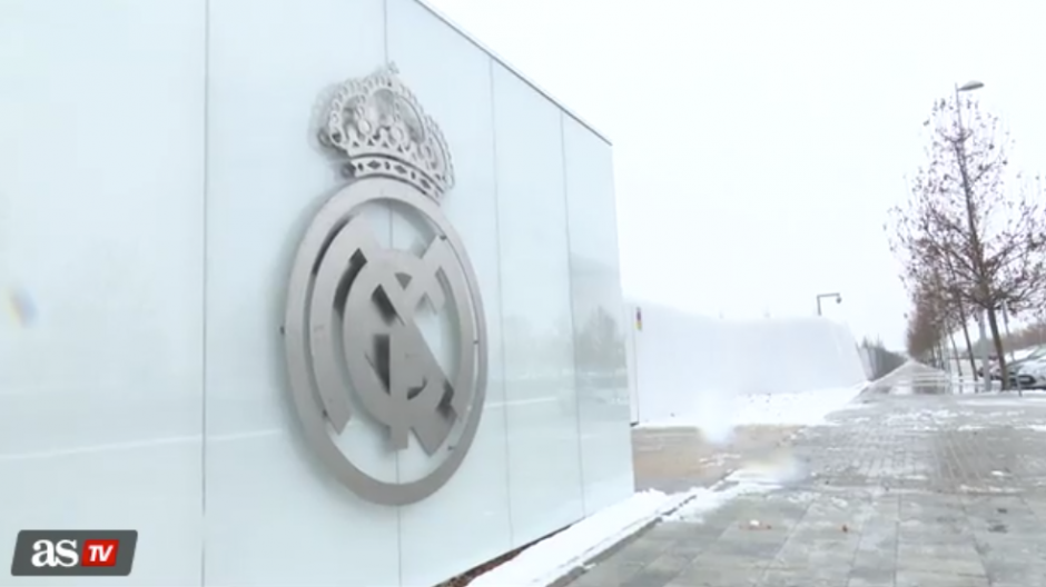 Los jugadores del Real Madrid tuvieron un descanso extra tras la nevada que cayó en Madrid este lunes. (Captura Video)