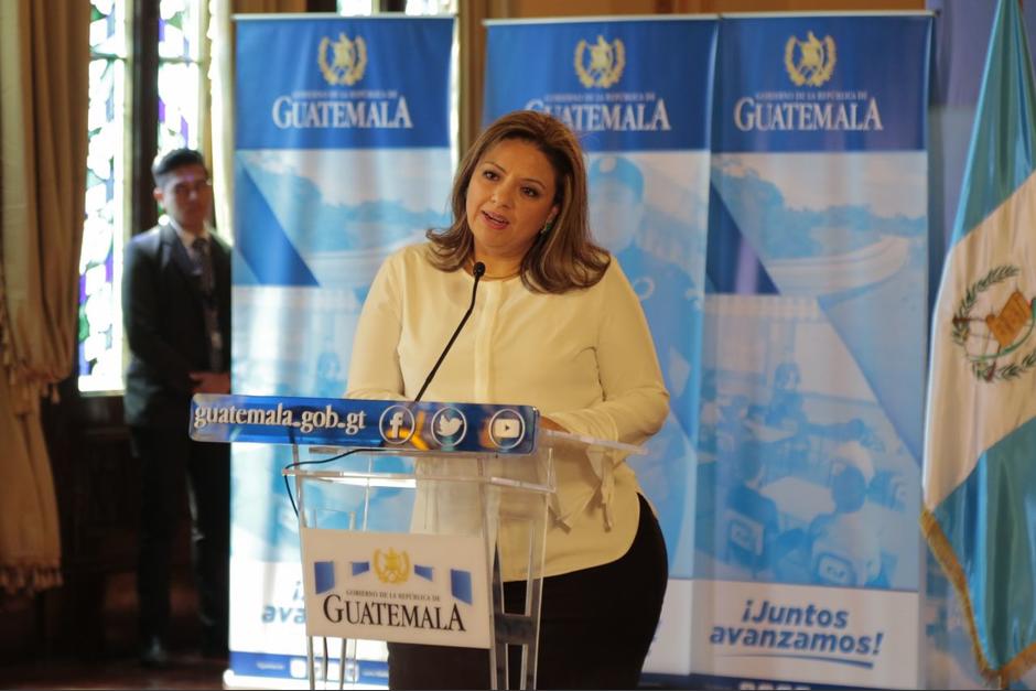 Sandra Jovel compartió información de su reunión con Antonio Guterres, Secretario General de la ONU. (Foto: Alejandro Balán/Soy502)