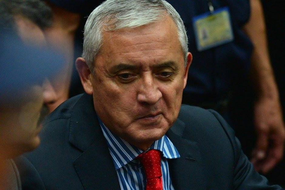 Otto Pérez Molina fue capturado el tres de septiembre de 2015 en Tribunales. (Foto: archivo/Soy502)