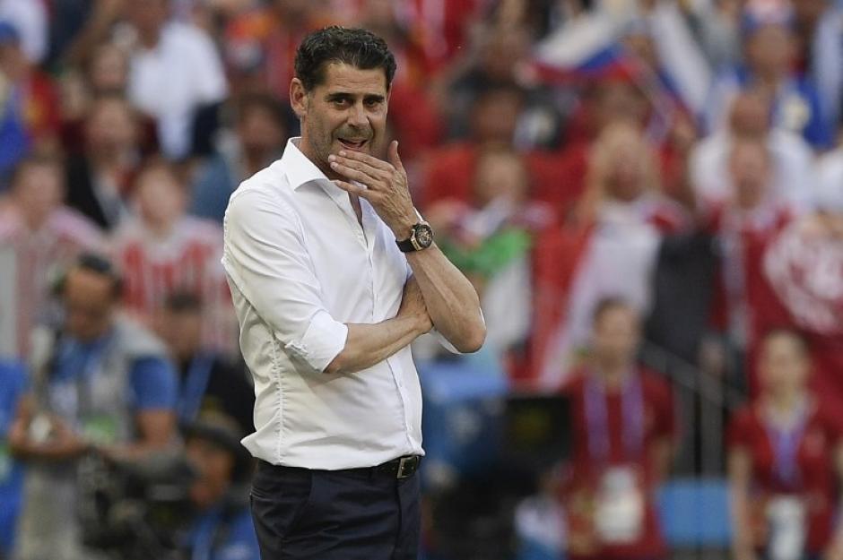 Fernando Hierro dirigió a la selección de España en el Mundial de Rusia 2018. (Foto: AFP)