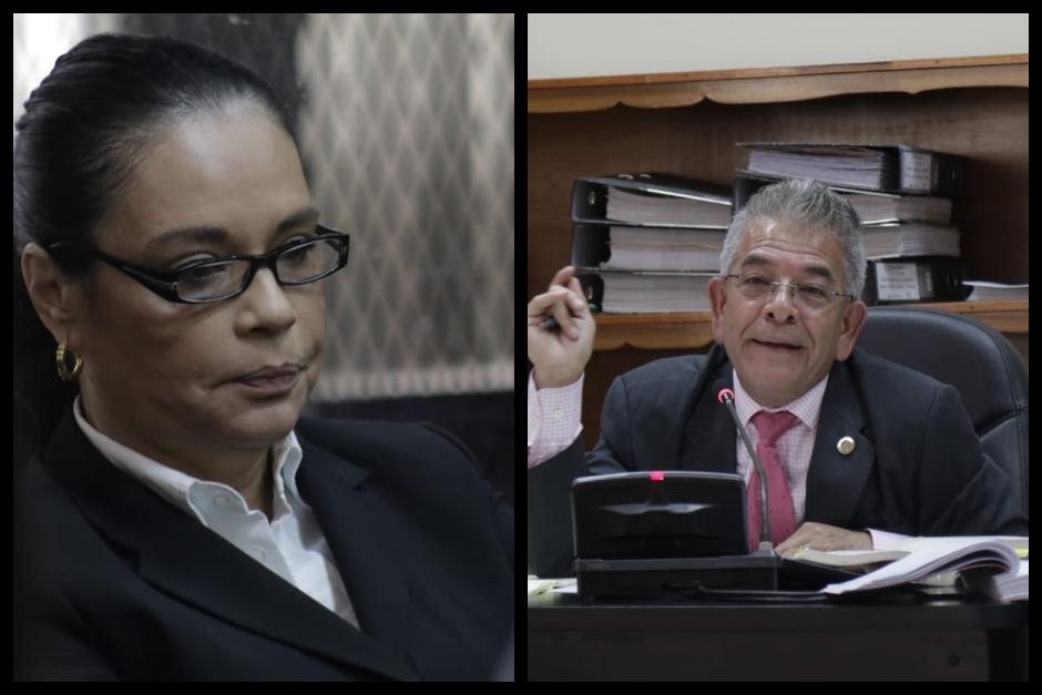 Roxana Baldetti dijo que el juez Gálvez es su enemigo. Él respondió: "Yo no soy enemigo de ella ni de nadie". (Fotos: Alejandro Balán/Soy502)