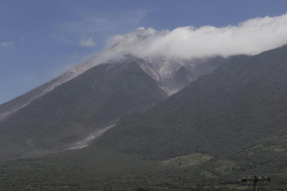 La actividad del Volcán de Fuego continúa bajo monitoreo de las autoridades. (Foto: Alejandro Balán/Soy502)&nbsp;