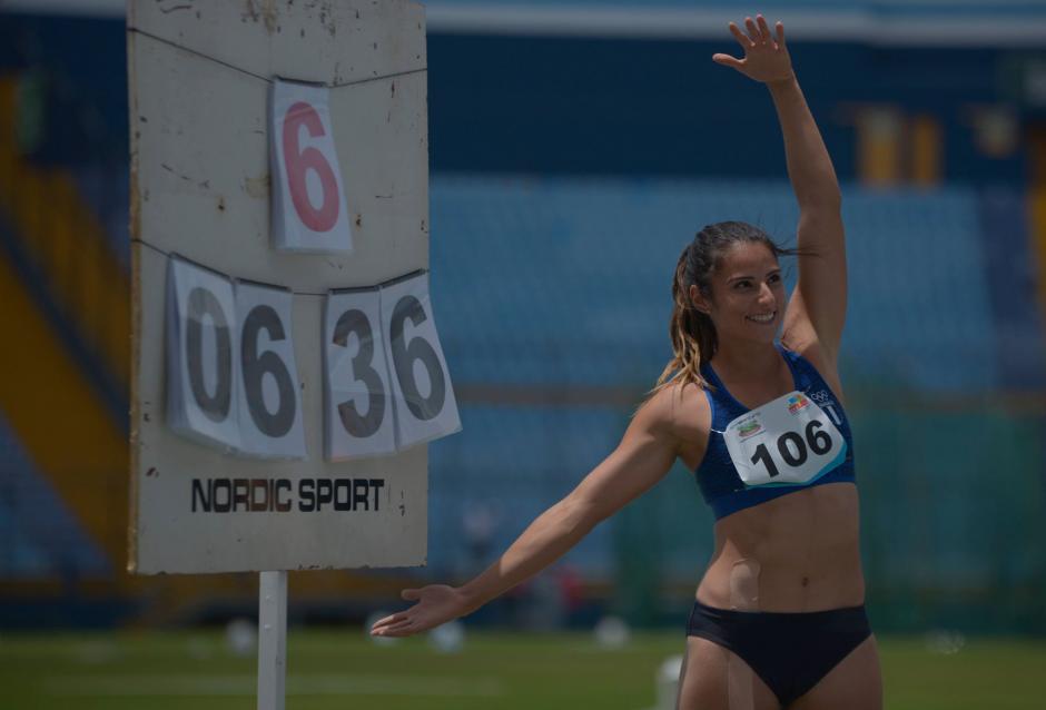 Thelma Fuentes impuso una nueva marca nacional para el salto de longitud femenino. (Foto: Wilder López)