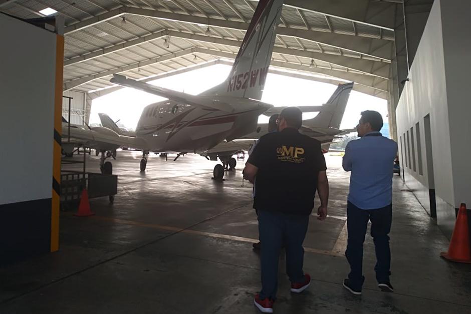 El Ministerio Público realiza una serie de allanamientos en las oficinas de la Dirección de Aeronáutica Civil y en varios hangares. (Foto: MP)