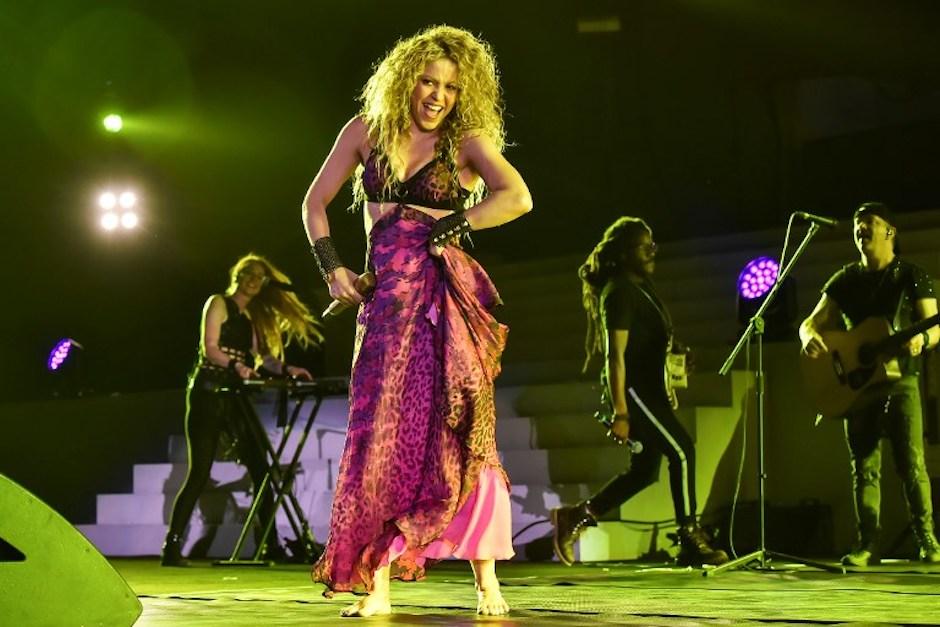 Shakira durante su última presentación en los Juegos Centroamericanos y del Caribe. (Foto: AFP)