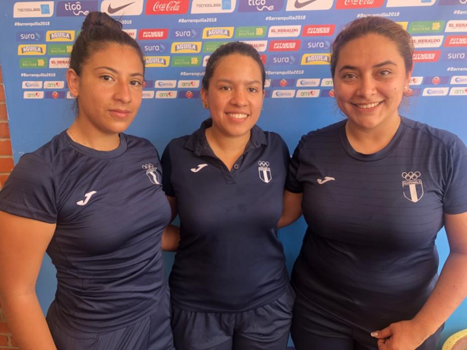 Polymaría Velásquez, Tatiana Linares y María Guerra se bañaron de oro en Barranquilla 2018. (Foto: COG)