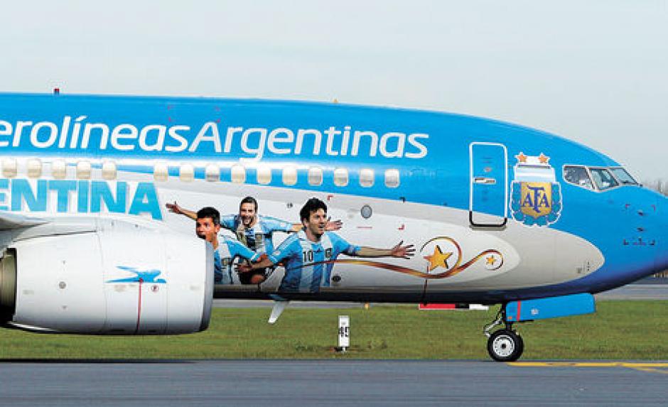 La Selección Argentina viajó al Mundial con un avión cargado de mate y dulce de leche. (Foto: AFA)