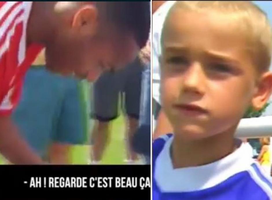 Antoine Griezmann a los siete años era el más grande fan de su Selección, así lo muestra un video. (Foto: Captura de video)
