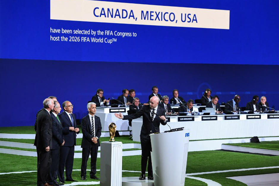 Estados Unidos, México y Canadá serán sede del mundial 2026. (Foto: AFP)