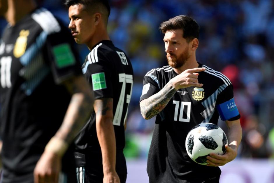 Messi falló lo que pudo ser el segundo tanto para Argentina. (Foto: AFP)&nbsp;