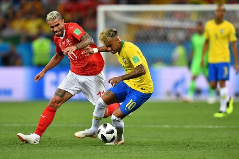 Neymar lució inoperante en el empate de Brasil ante Suiza. (Foto: AFP)