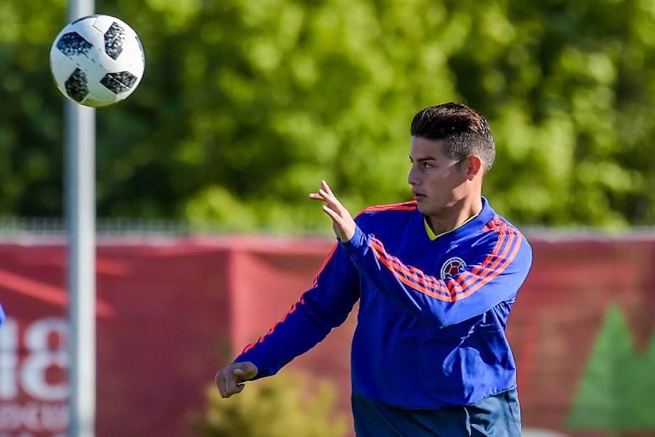 James Rodríguez podría no debutar este martes en el partido que su selección sostendrá con el combinado japonés. (Foto: AFP)