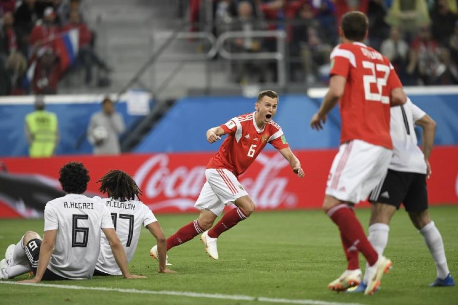 Cheryshev anotó uno de los tres goles de Rusia. (Foto: AFP)