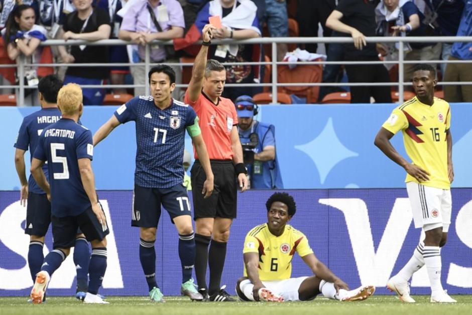 El defensor apenas jugó tres minutos contra Japón antes de salir expulsado. (Foto: AFP)