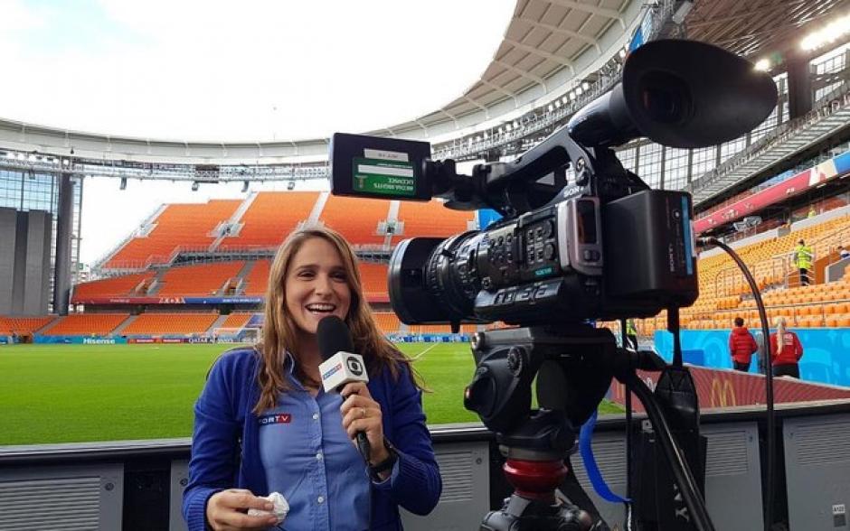 Julia Guimaraes labora para SporTV de Brasil. (Foto: Instagram)