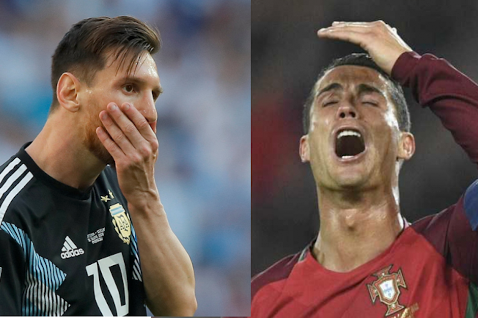 Cristiano falla más penaltis con Portugal que Messi con Argentina, pero los de "La Pulga" han sido decisivos. (Foto: AFP)
