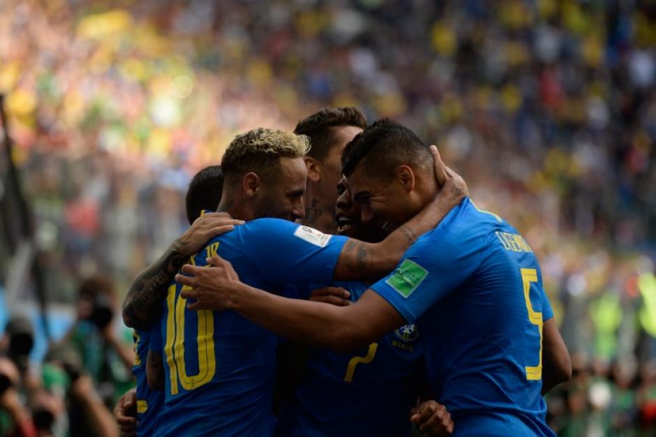 Brasil empató con Suiza y venció a Costa Rica. (Foto: AFP)