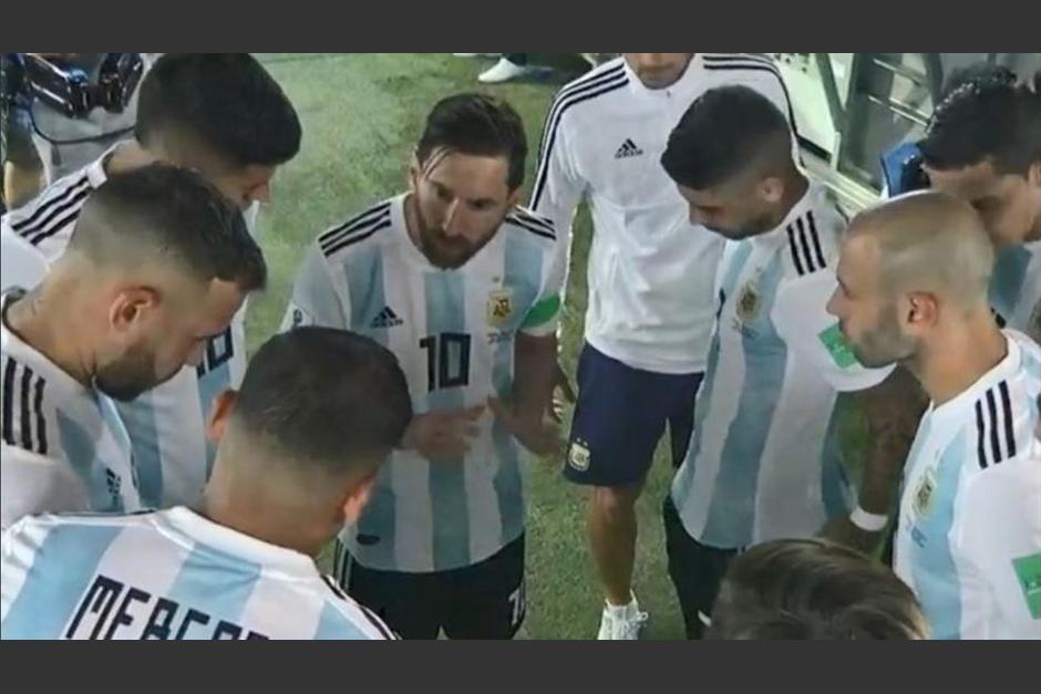 El video se hizo viral luego del juego de Argentina contra Nigeria. (Foto: captura de pantalla)