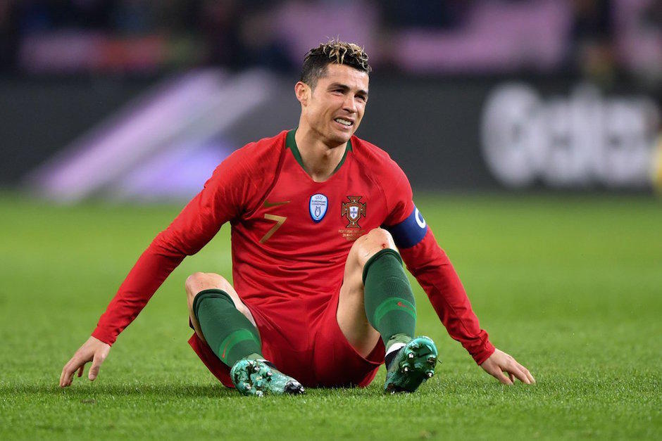 Cristiano Ronaldo sufrió con la goleada de Portugal propinada por Holanda. (Foto: AFP)