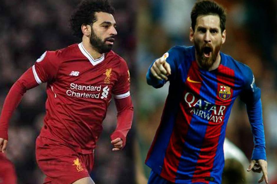 Mohamed Salah y Messi tienen muchas características en común, según Ronaldo. (Fotos: AFP)