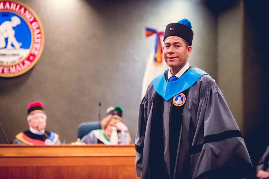 Ezequiel Quinteros pudo cumplir con el sueño de graduarse y lo vivió intensamente. (Foto: Will Palacios)