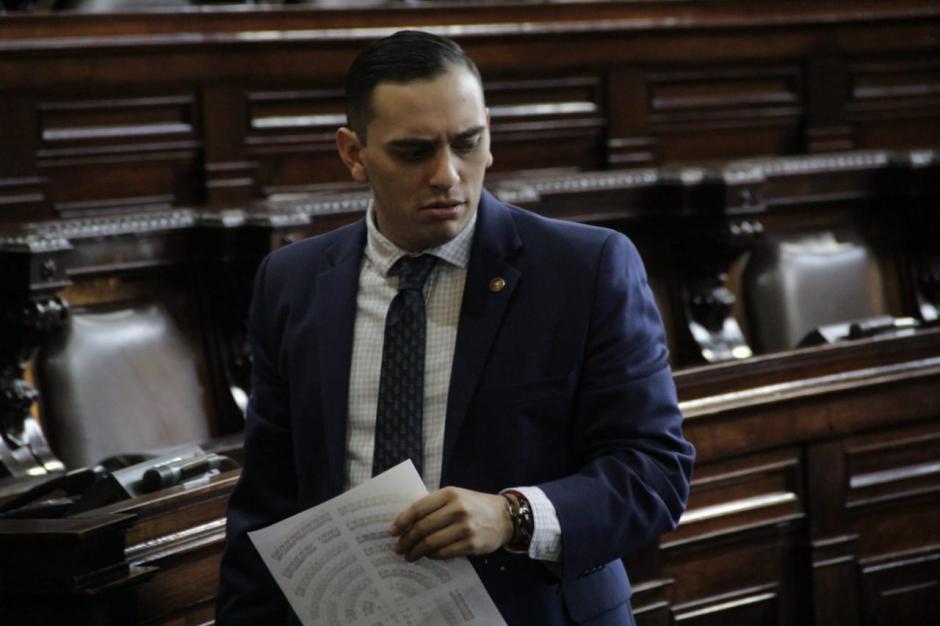 Giordano fue electo como segundo secretario de la Junta Directiva del Congreso. (Foto: Wilder López/Soy502)