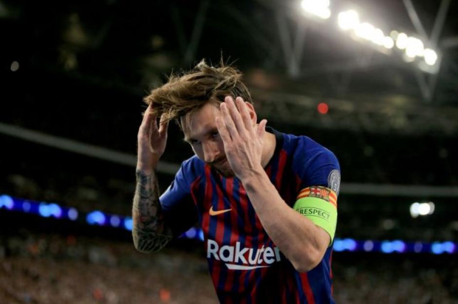 Messi celebró así y las redes enloquecieron. (Foto: metro.co.uk)