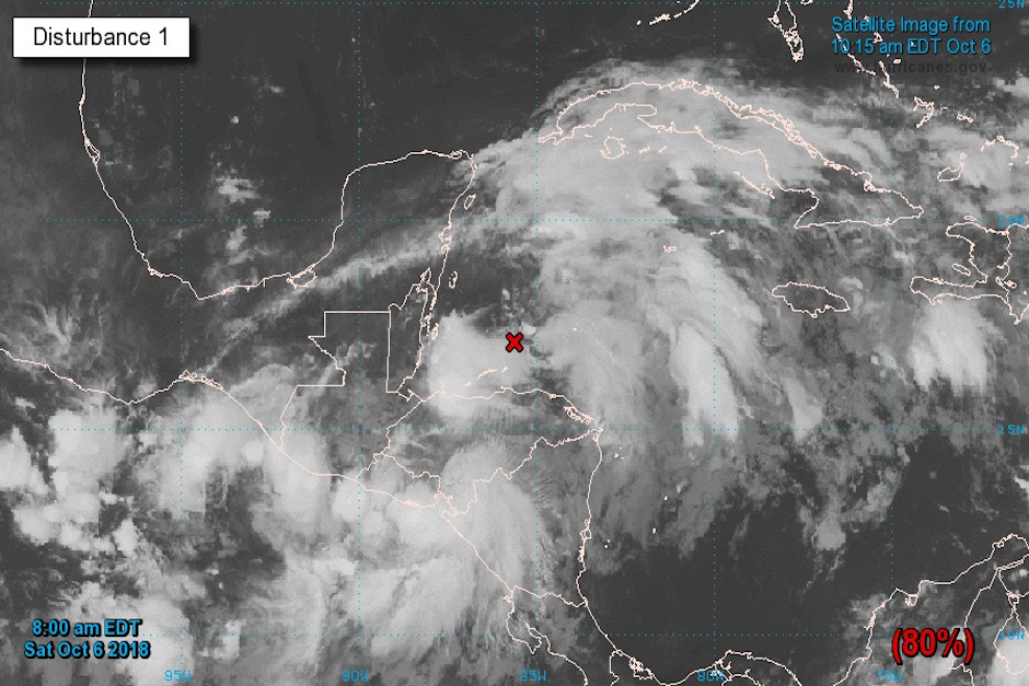 Los sistemas de baja presión amenazan con convertirse en depresiones tropicales. (Imagen: Conred)