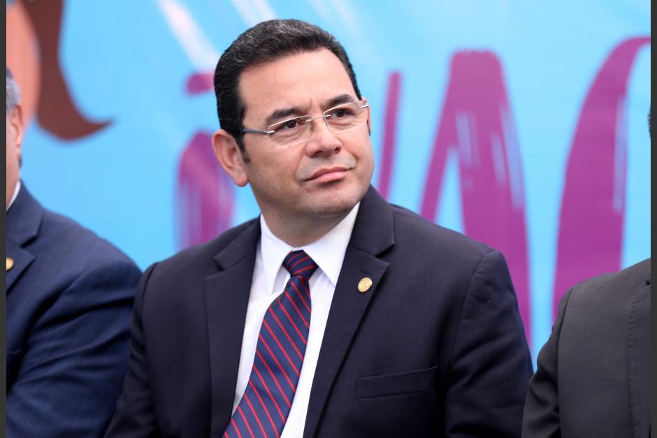 El partido que llevó a la presidencia a Jimmy Morales entró en su etapa final para ser cancelado. (Foto: Archivo/Soy502)