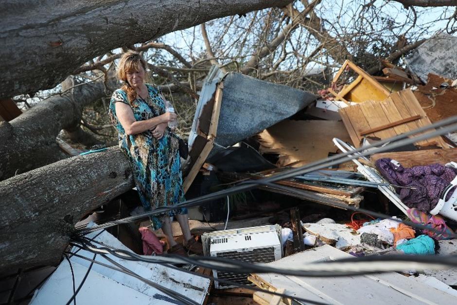 Las imágenes que dejó Michael en Florida son desgarradoras. (Foto: AFP)&nbsp;