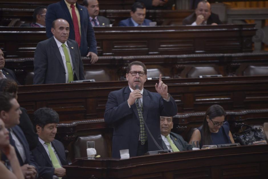 El diputado Santiago Nájera votó en contra de lo que hizo en la pesquisidora. (Foto: Wilder López/Soy502)
