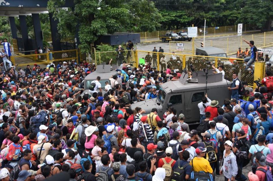 La caravana de migrantes ya está en México. (Foto: AFP)