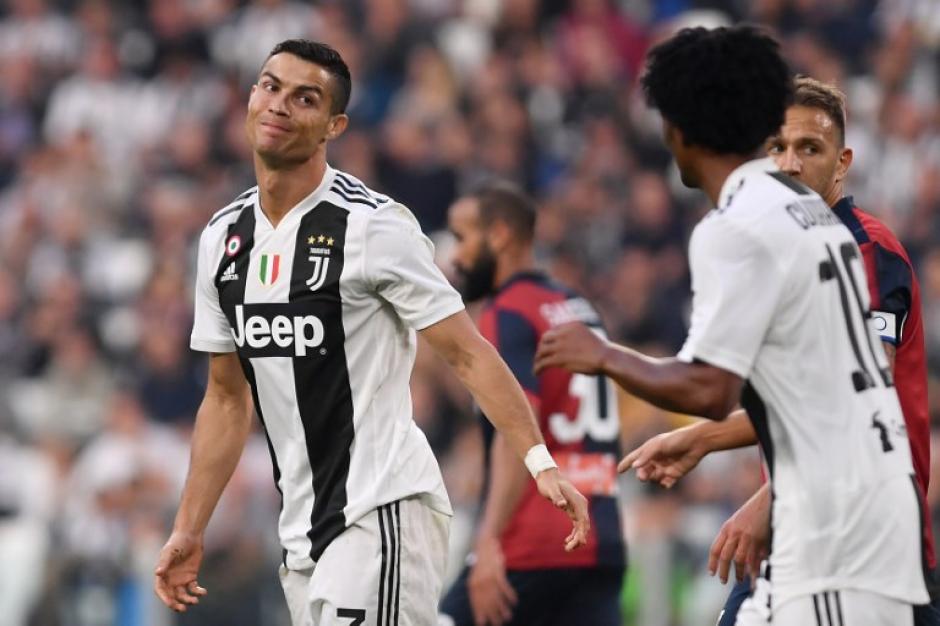 Cristiano Ronaldo volvió a festejar con la Juventus de Turín. (Foto: AFP)