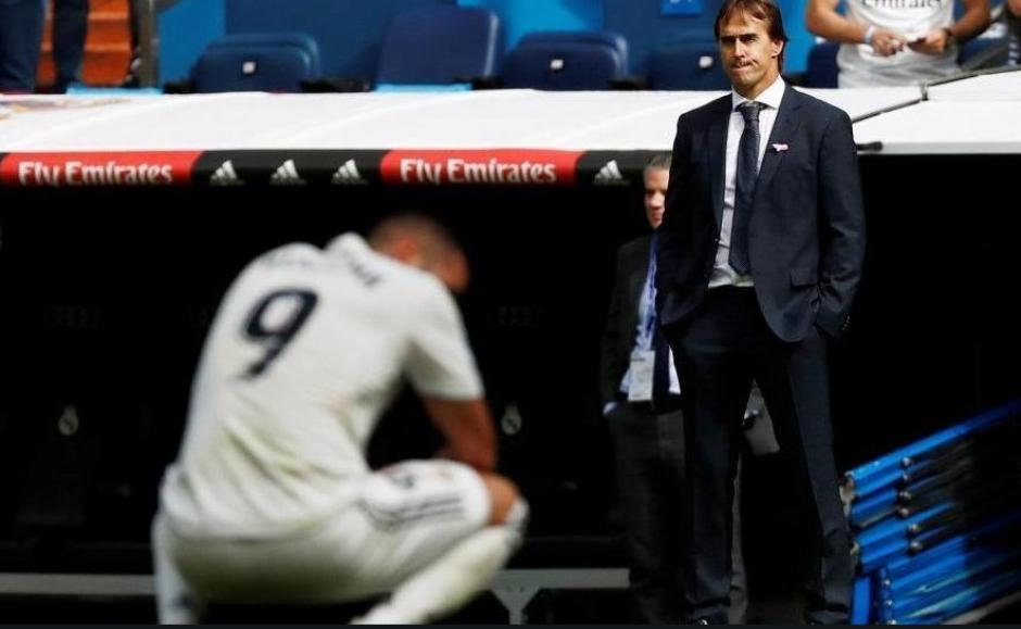 Butragueño aseguró que Julen Lopetegui estará en el banquillo del Real Madrid en el Camp Nou. (Foto: AFP)