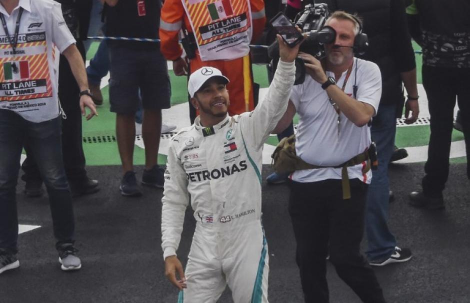 Lewis Hamilton es pentacampeón de la Fórmula 1. (Foto: AFP)