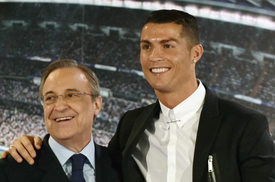 La relación entre el presidente del Real Madrid y CR7 no terminó de la mejor manera. (Foto: archivo)